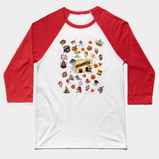 Pirates on Halloween Baseball T-Shirt